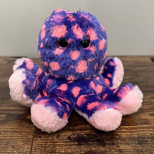 Ripley's Believe it‎ Or Not Aquarium Purple & Pink Spotted Octopus Plush